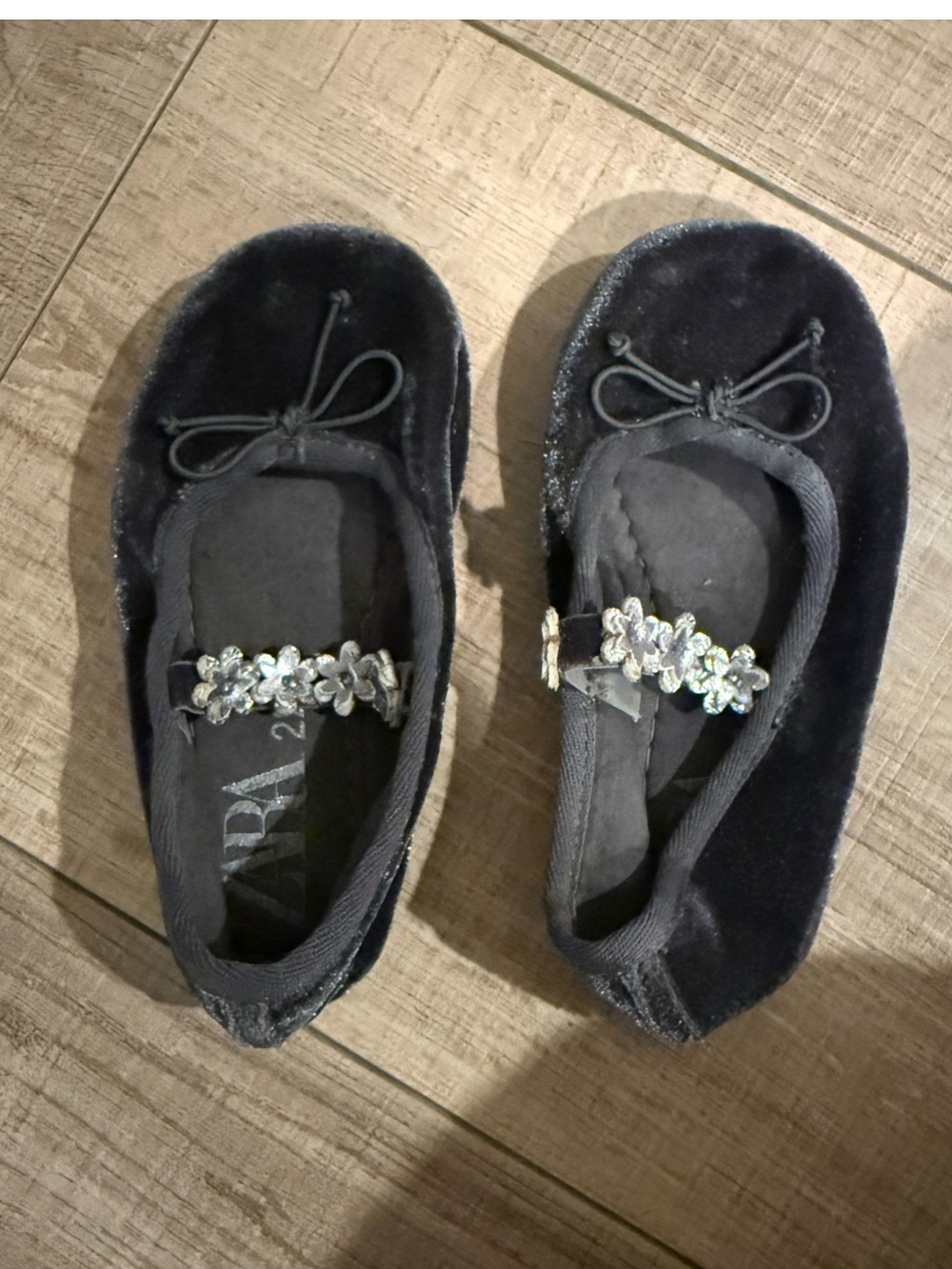 Zara toddler girls blush ballet flat size 22 (6)